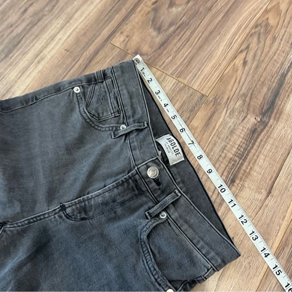 AGOLDE Sophie High Rise Crop Black Jean - Picture 9 of 10